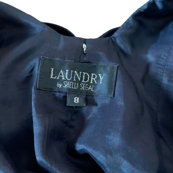 Vintage Column Dress Scoop Back Laundry by Shelli Segal - Picture 9 of 12